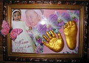 Детские слепки ручек и ножек