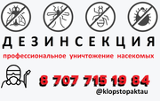 Уничтожение: Клопов,  Блох,  Тараканов... 